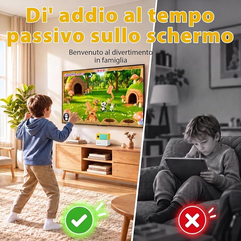 Console Gioco Interattiva con Movimento per Genitori e Bambini
