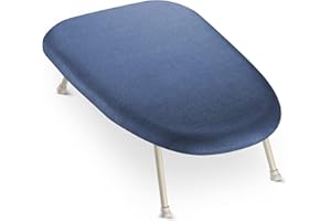 Bartnelli Tabletop Ironing Board Size 24x14 with Reinforced Steel Legs for Extra Stability, and Extra Layer Cover Padding for Smooth and Easy Ironing, Intelligent Locking System to Easily Fold Away