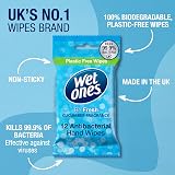 Wet Ones Be Fresh Plastic Free Antibacterial Pocket Wipes 144 wipes 12x12 view 3