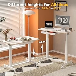 JOY worker Mobile Standing Desk, 35In Small
