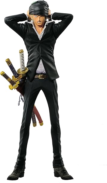 Amazon Com Banpresto Boys One Piece King Of Artist The Roronoa Zoro Roronoa Zoro Action Figure Toys Games