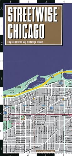 Chicago Mini Map Streetwise Chicago Map: Laminated City Center Street Map of Chicago ...