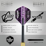 Red Dragon Professional Brass Darts Set with Flights and Shafts Snakebite view 3