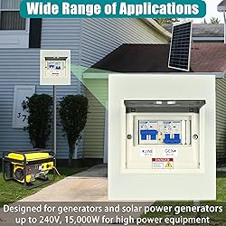 Transfer Switch for Home Generator, Upgraded 63 Amp