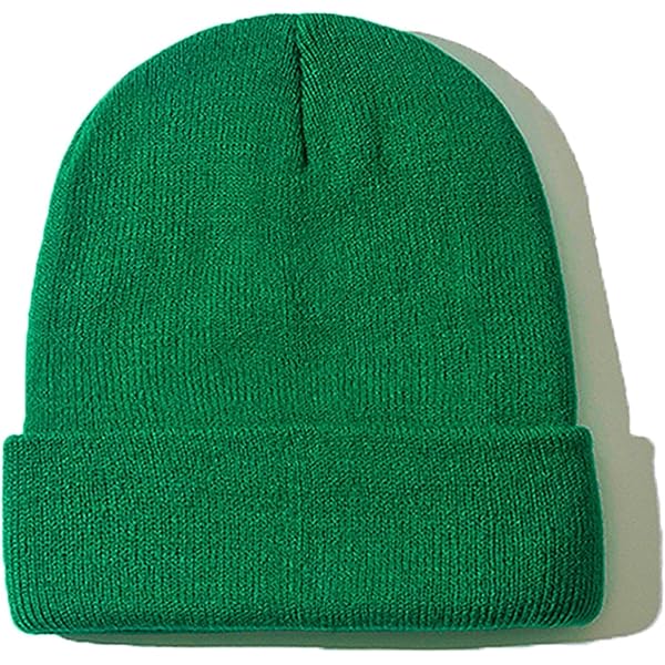 L2K Heavyweight Men Women Cuffed Plain Skull Knit Beanie 1501