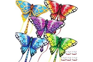 YNYBUSI Easy to Fly Kites for Kids & Adults, Butterfly Kites with String & Hand for Beach,Outdoor Toys Birthday Gifts for Boys Girls Ages 4 5 6 7 8-12 Years Old