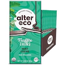 Amazon.com : Alter Eco Raspberry Creme Truffle Thins, Chocolate ...