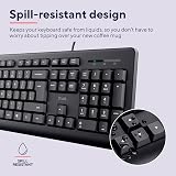 Trust Taro Wired Keyboard UK Layout Full-Size Spill-Resistant 1.8 m USB view 4