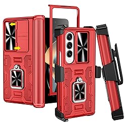 VEGO for Galaxy Z Fold 4 Case with Kickstand, Hinge
