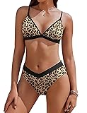 AI'MAGE Womens Sexy Triangle Bikini Set High Cut