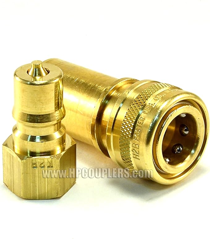 8 Sets Carpet Cleaning 1/4" Brass Quick Disconnect Coupler