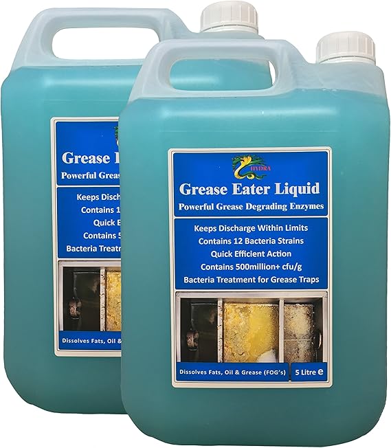 Grease Eater Liquid Desengrasante con enzimas y tratamiento de