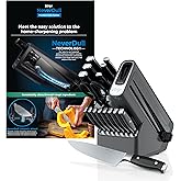 Ninja&reg; 17Pc Knife Block Set, Built-in Sharpener, Black, K32017 | Stays razor-sharp 10+ years. Rust-resistant German stainless steel. NeverDull&trade; Technology restores edges in a few swipes.