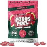 FocusFuel Energy Chews &ndash; Watermelon Flavor (15 Servings) &ndash; 100mg Caffeine + L-Theanine + B12, Magnesium &ndash; All-Natural Energy Boost &ndash; No Crash or Jitters