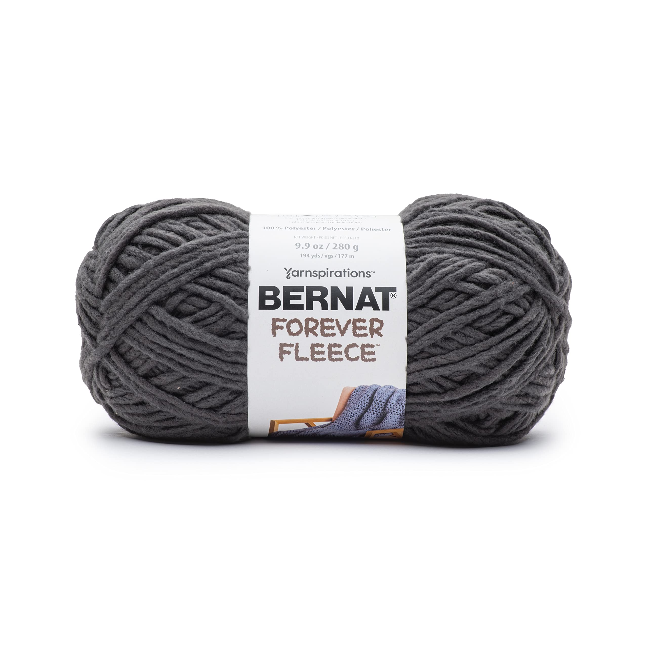 BERNAT Forever Fleece 280g - Coal