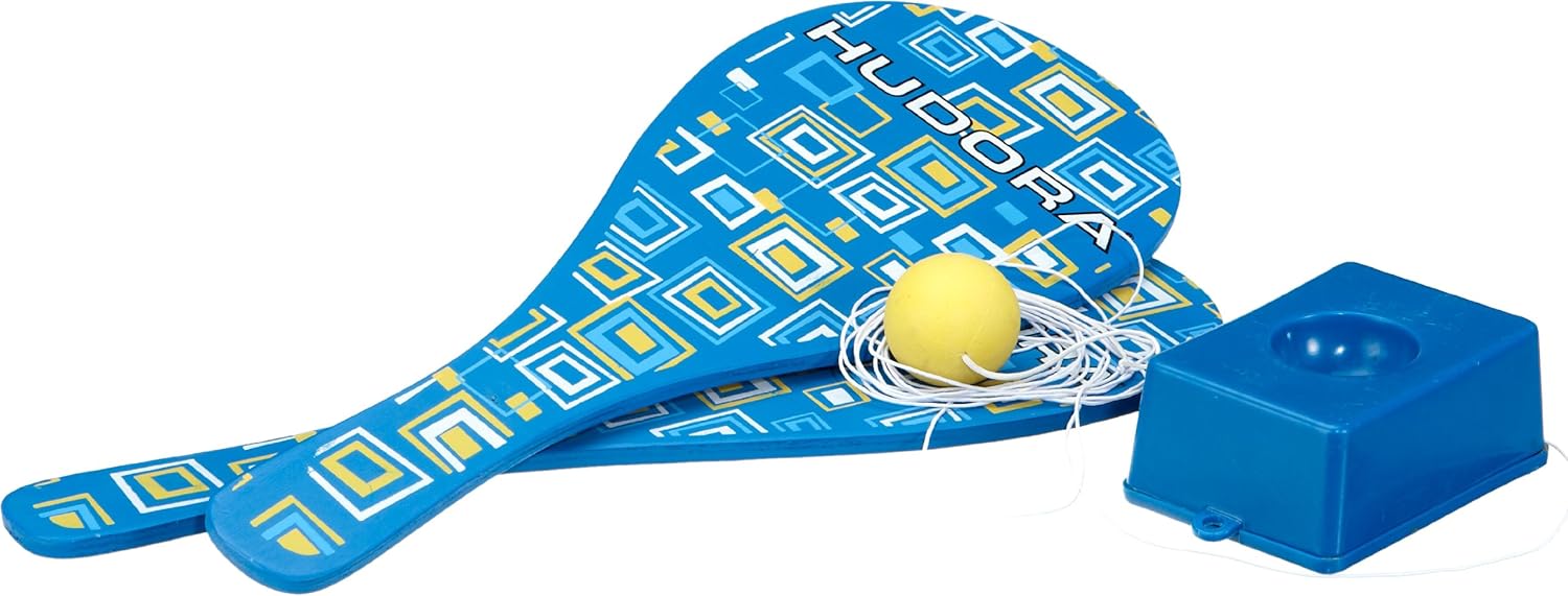 Hudora 76466 - Raqueta con pelota y elástico: Amazon.es: Deportes y aire libre