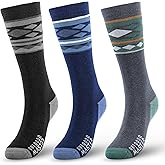 OutdoorMaster Merino Wool Ski Socks for Men & Women, Unisex Thermal Winter Warm Snowboarding Socks for Cold Weather