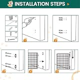 Yaheetech Dog Playpen 2 Panel Heavy Duty 100cm High Indoor Outdoor view 7