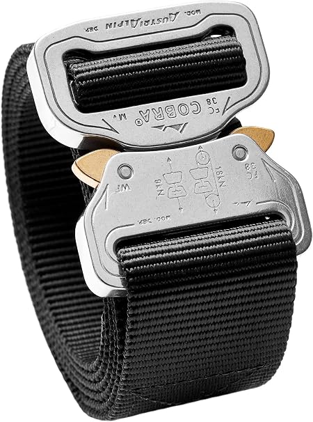 The Original Klik Belt Cobra Buckle Belt 1 Ply Belt 1 5 Nylon