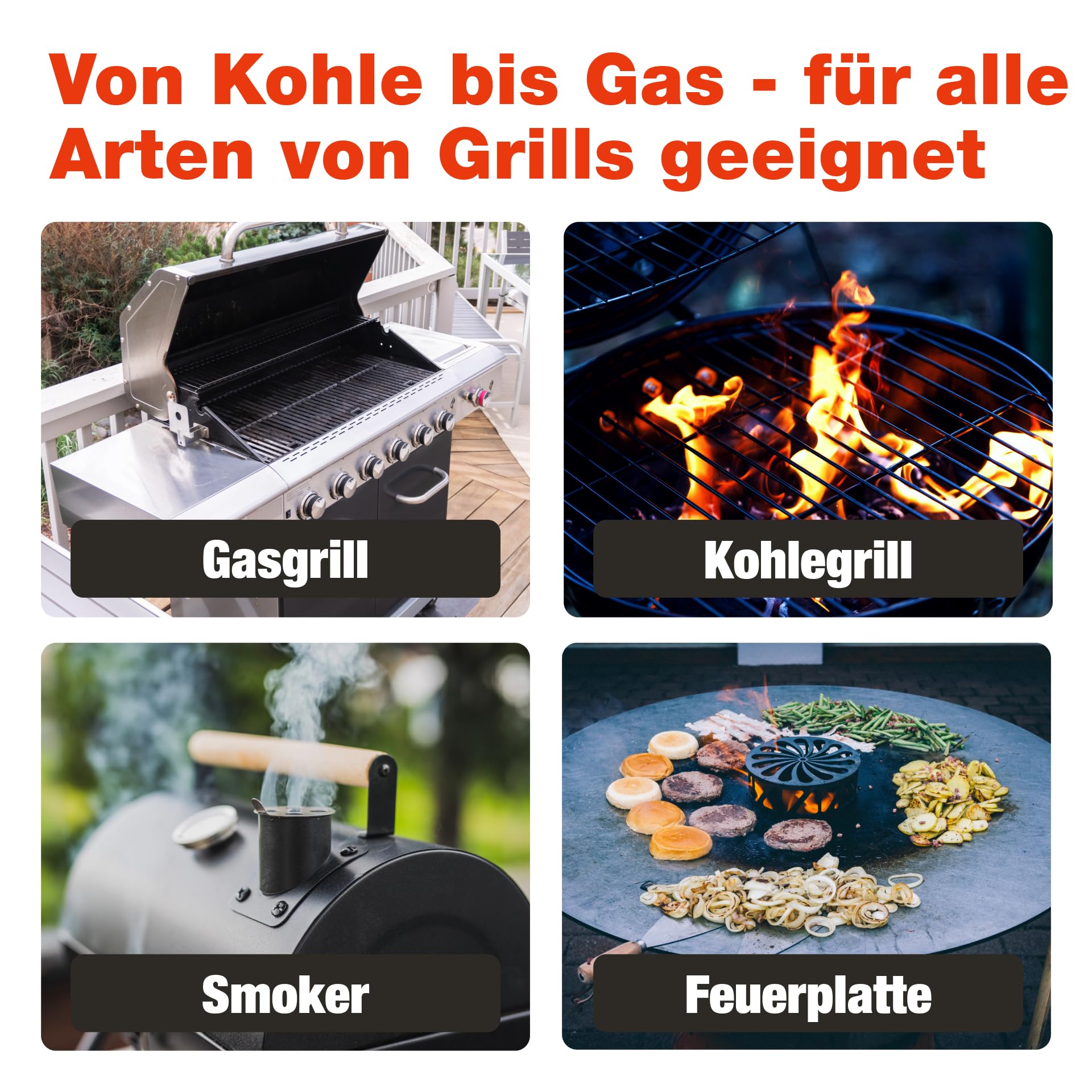 bio-chem Rauchharz-Entferner - 500 ml - Backofen- und Grillreiniger Konzentrat für Gasgrill, Edelstahl, Gusseisen u.v.m. - Extrem kraftvolle Formel gegen hartnäckige Ablagerungen - Made in DE 5