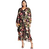 City Chic Women's Plus Size Maxi Dress - Bridgette Print