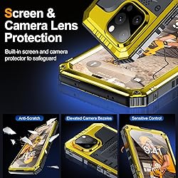 Mitywah Waterproof Case for iPhone 15 Pro