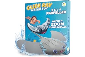 Swimming Pool Toys for Kids: Stingray Pool Torpedo Swim Toy - Self Propelled Water Toy Glides Underwater - Best Water Games &