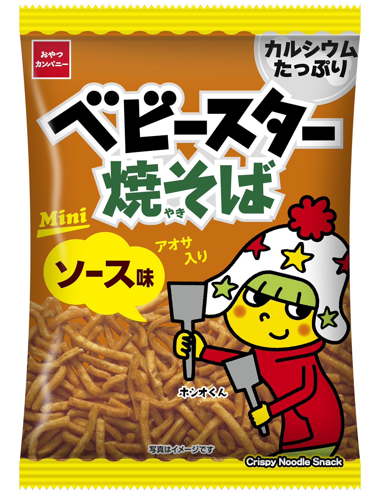 【公式】ベビースター 焼そばソース味ミニ 20g×30袋 おやつカンパニー 駄菓子 スナック菓子 ラーメンスナック おつまみ おやつ ローリングストック イベント利用 景品にも 大人買い商品画像