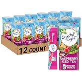 Crystal Light Powdered Drink Mix, 72 Pitcher Pkts, Raspberry Iced Tea | Zero Sugar for a Guilt-Free Refreshment, Each Pitcher Packet Makes 2 Quarts