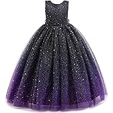 Flower Girls Tulle Dress Bridesmaid Sparkle Wedding Pageant Dresses Princess Birthday Party