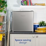 Russell Hobbs 43L Table Top Fridge Silver Reversible Door view 6