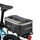 JXFUKAL Rear Bike Rack Bag with Rain