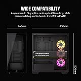Corsair iCUE LINK 3500X RGB Mid-Tower Case Panoramic Glass 3x RX120 Fans view 3