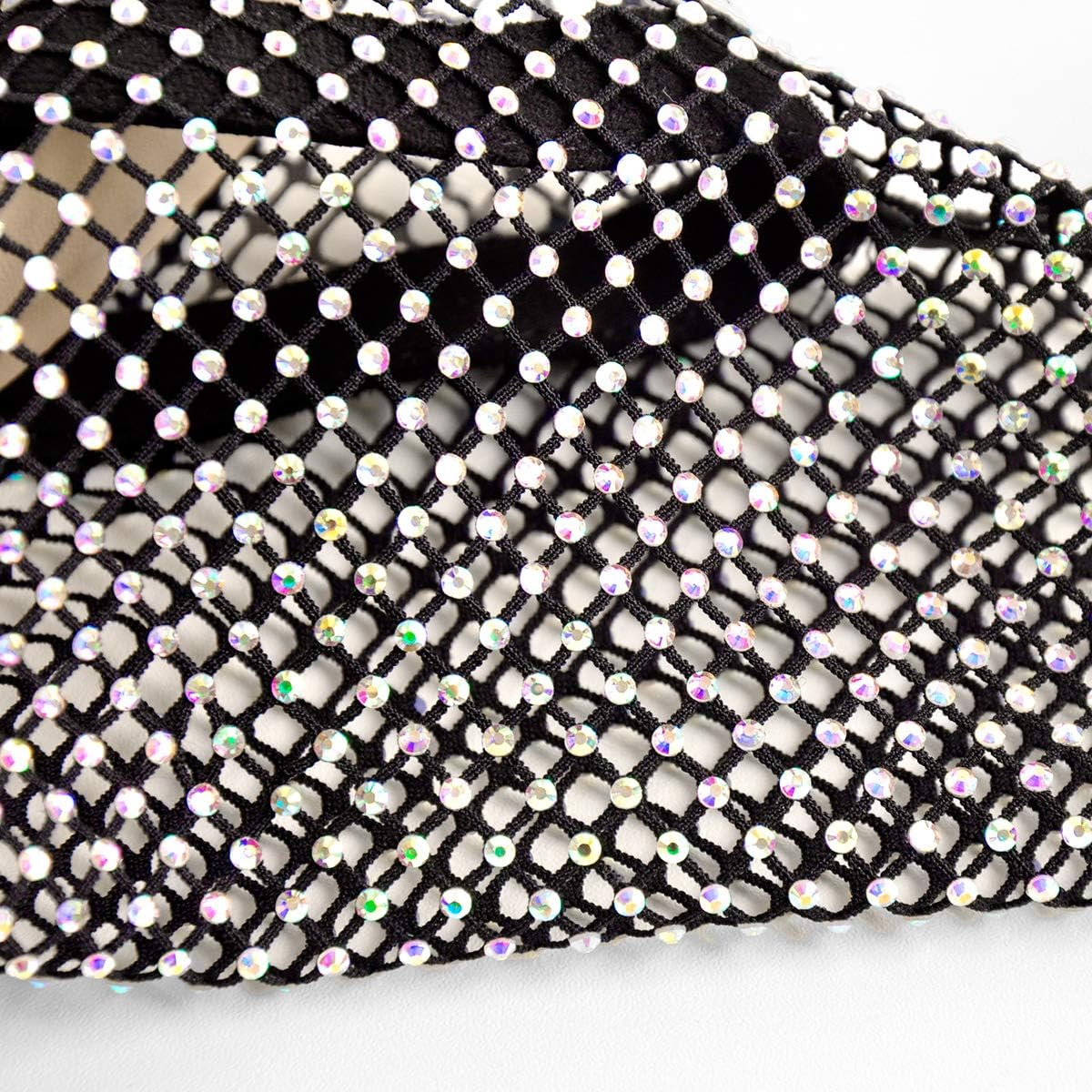  | Richealnana Sparkly Diamante Boots for Women Over the Knee High | Over-the-Knee
