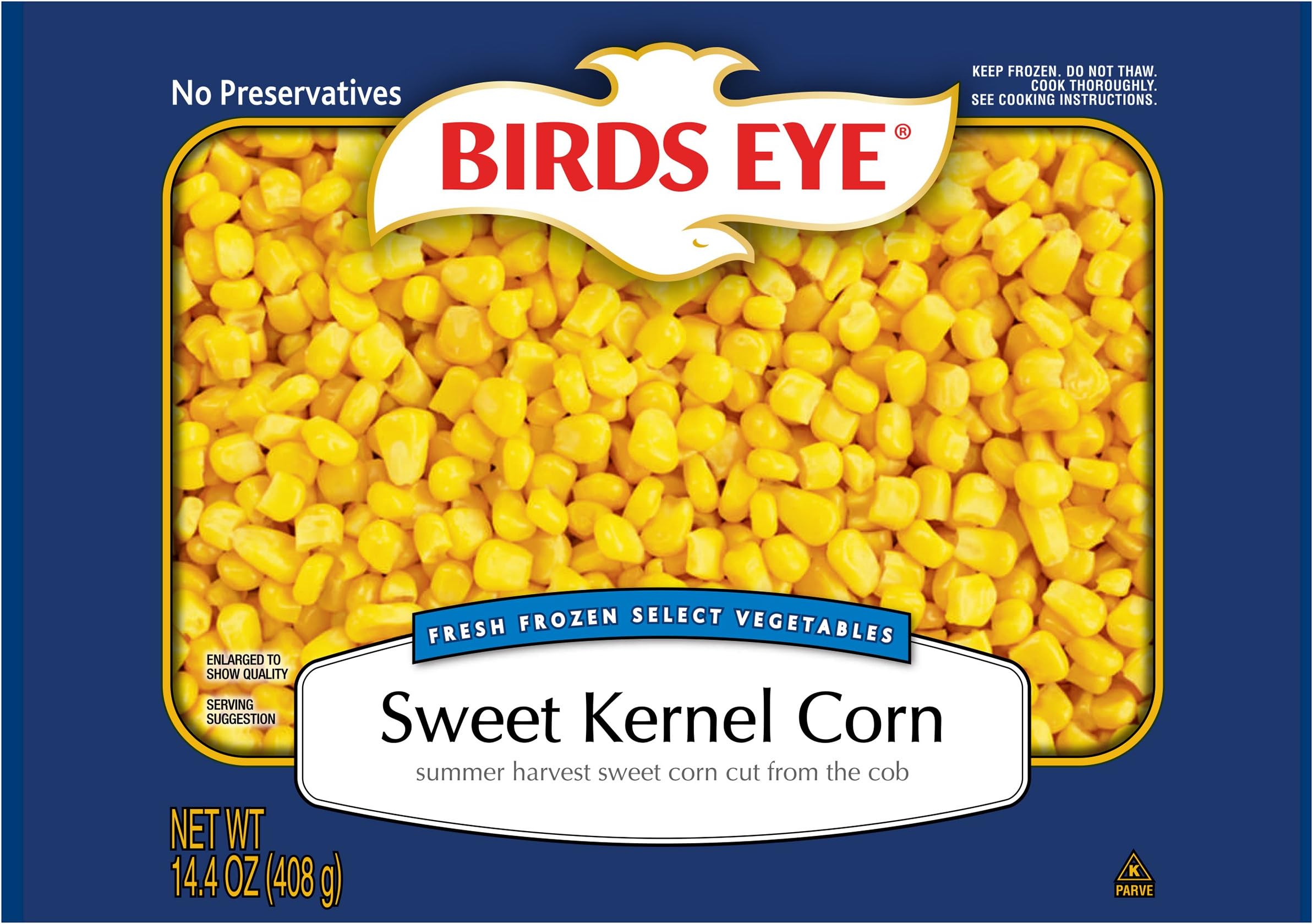 Birds Eye Sweet Kernel Corn, Frozen Vegetable, 14.4 OZ