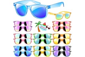 Joycover Kids Sunglasses Bulk, Party Favor for Kids 4-8, 16PCS Translucent Sunglasses for Kids with UV 400 Protection, Gifts for Pool Birthday Party Supplies