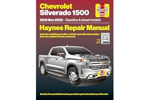 Haynes Chevrolet Silverado 1500 (2019–2022) Repair Manual: Covers 2.7L, 4.3L, 5.3L & 6.2L Gas Engines (in-Book) + Online-Only 3.0L LM2 Diesel – Maintenance, Repairs, Troubleshooting & Wiring Diagrams