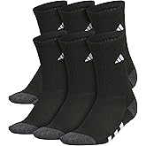 adidas unisex-child Athletic Cushioned 6-pack Crew (Little Kid/Big Kid/Adult)