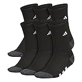 adidas Unisex Youth Athletic Cushioned 6-Pack, Crew