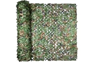 FullLit Camo Netting, Camouflage Netting, Hunting Blind Camo Net, Army Party Decorations, Sunshade Fence Nets, Lightweight, Bulk Roll, Mesh, Great for Camping, Shooting, Photograph, Car Cover, Outdoor