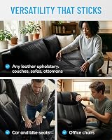 MATCH N PATCH Dark Brown Leather Repair Tape 15ft x 2.25" Vinyl Furniture Car view 7