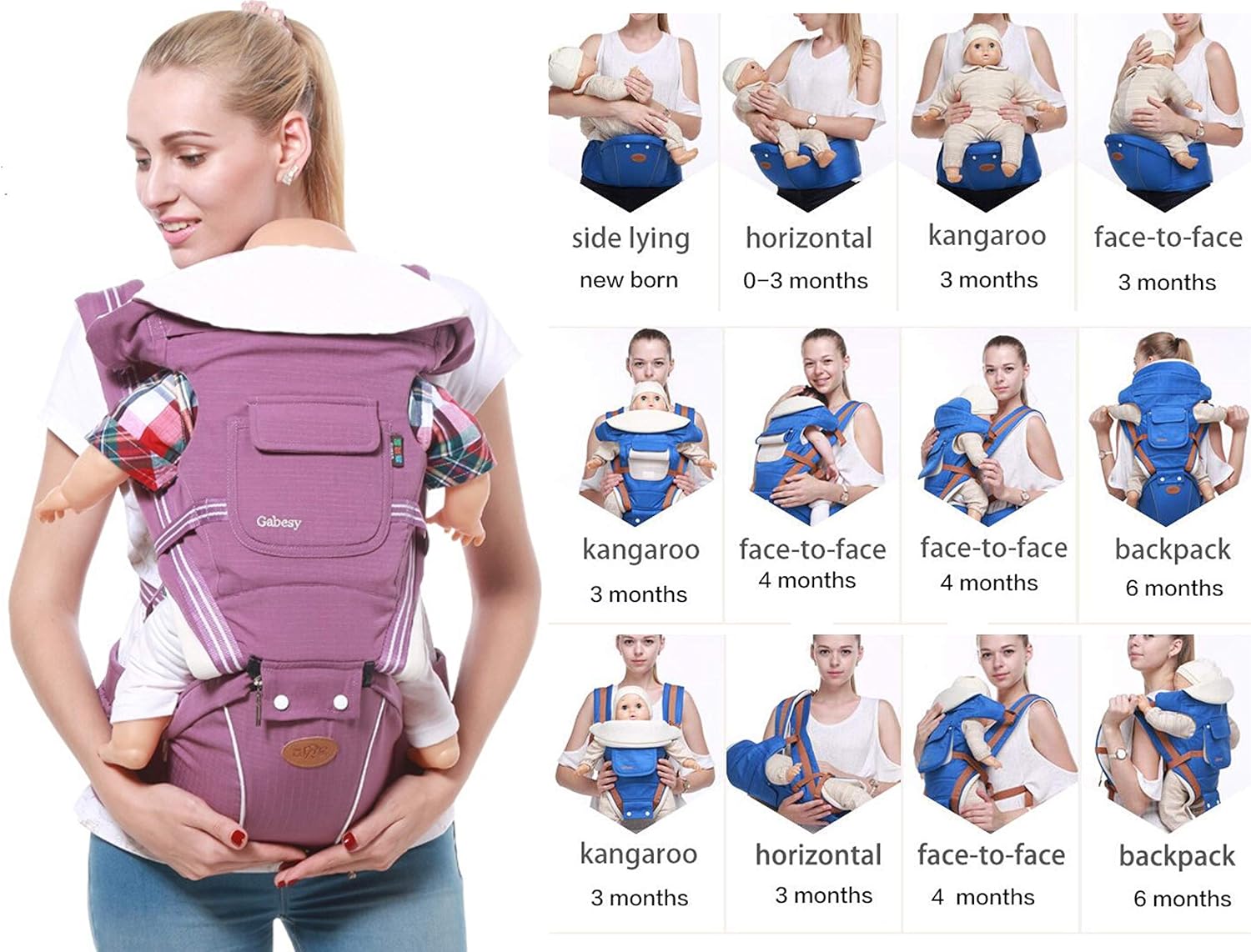 physiological baby carrier