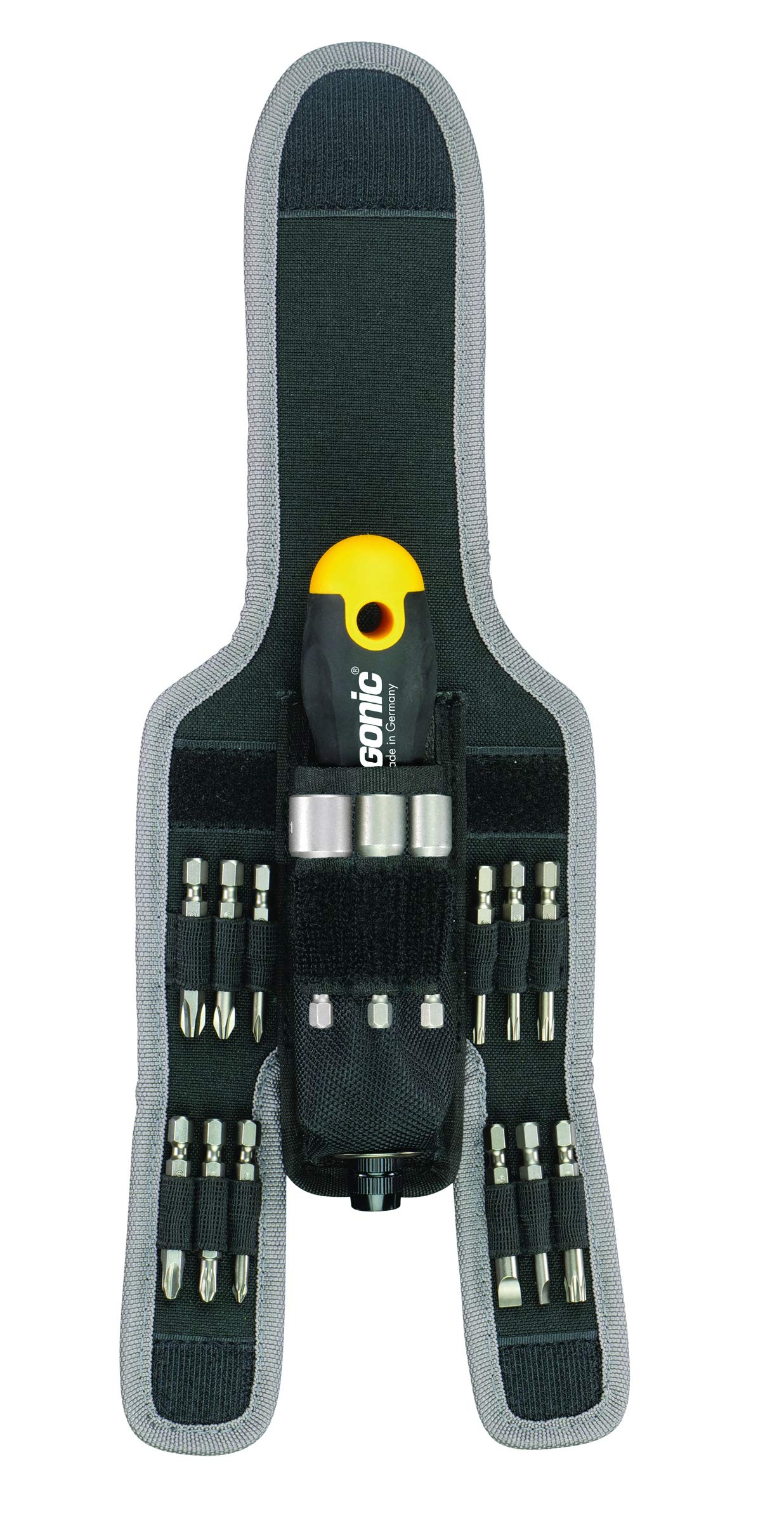 Felo 0715764513 ERGONIC K Belt Pouch 16 PC Set Ratchet