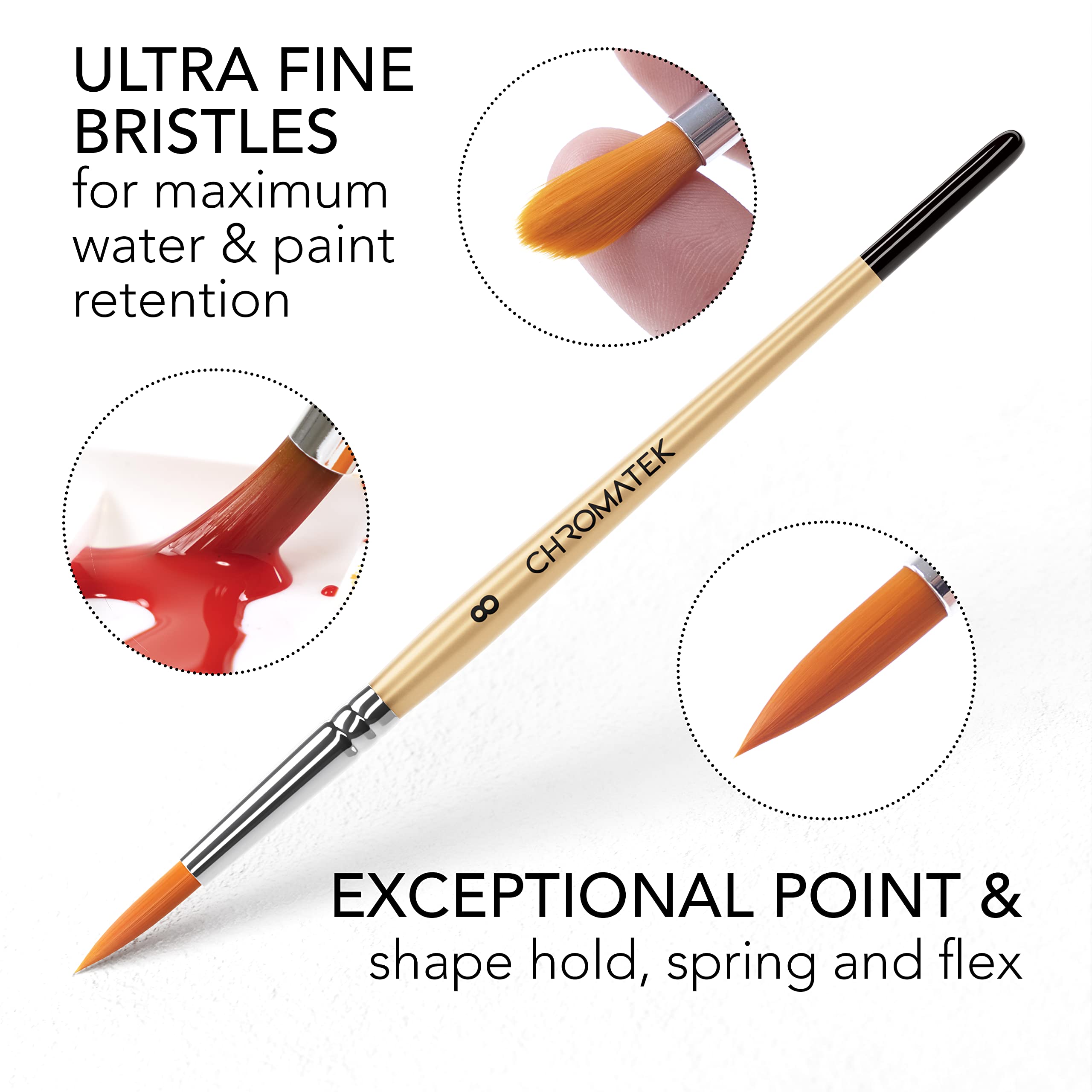 CHROMATEK Watercolor Paint Set - 62 Piece Kit - Video Tutorial Course - For Adults, Beginner & Professional Artists - 26 Tubes (12ml), Sketch Pad, 8 Painting Brushes, Aquapen, Palette, Masking Tape
