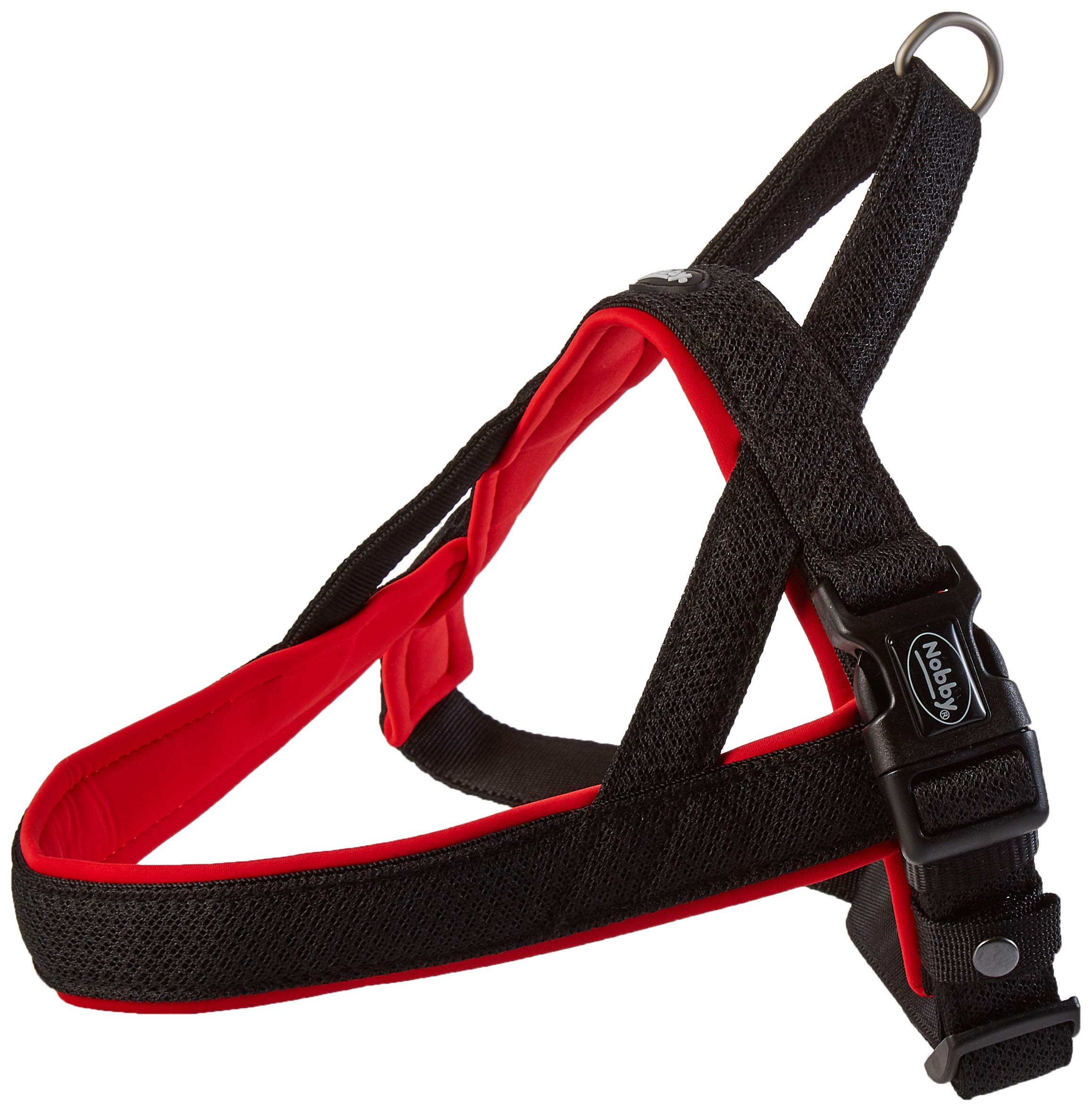 Nobby Preno Mesh Norwegian Harness, 50 - 64 cm+42 cm/25 - 35 mm, Red