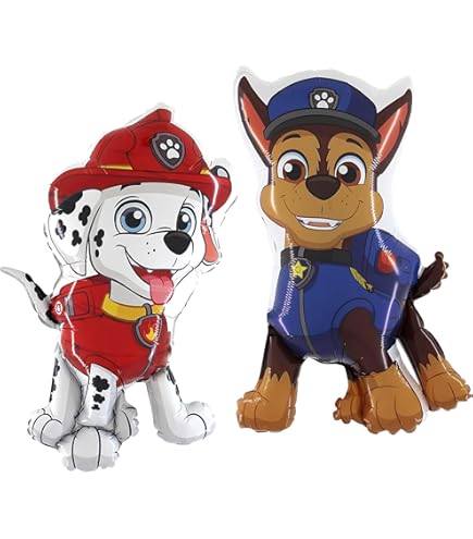 Paw Patrol Marshall Riesen-Folienballon - 34 Zoll (86 Cm), Jumbo-Größe Für Kinderpartys