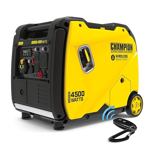 Champion Power Equipment 4500-Watt Wireless Remote Start RV Ready ...
