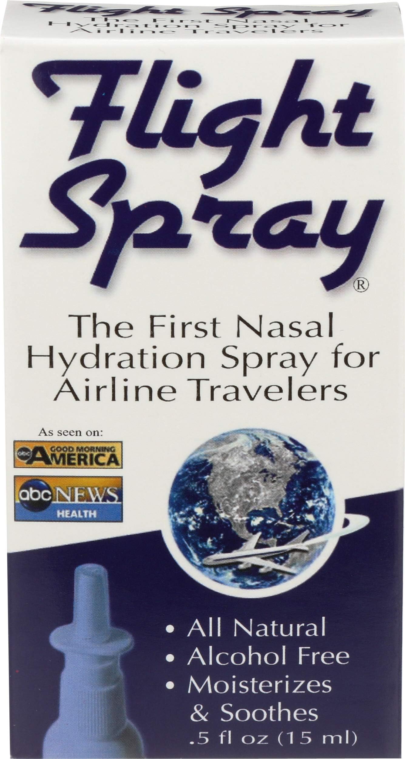 Jetzone, Germ Fighting Nasal Spray Airline Travelers, 0.5 Ounce