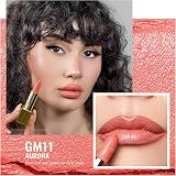 Oulac Glow Metallic Shine Orange Lipstick Coral High Impact 4.3 g view 2