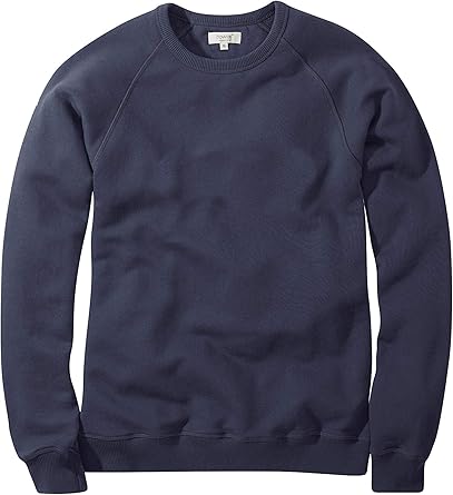 organic cotton crew neck sweatshirt